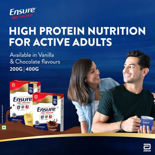 Ensure High Protein Drink for Physically Active Adults - Chocolate 400g - Image 6