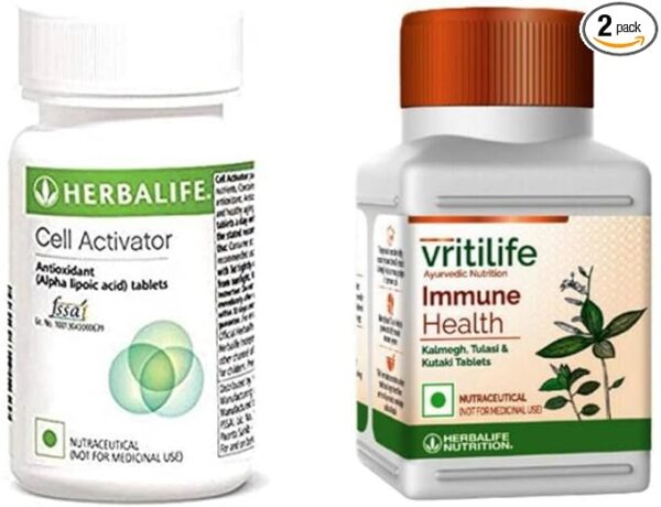 HERBALIFE Cell Activator Tablets For Active Body With Vritilife Immune Health Tablets Combo��(100 Gram)