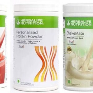HERBALIFE Formula 1 Shake Rose Kheer 500g, Protein 200g, Afresh Tulsi 50g, Shake Mate Nutrition Drink 500g (Pack of 4)