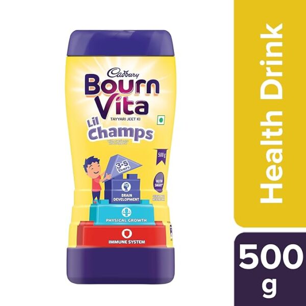 Cadbury Bournvita Lil Champs Health Drink 500 g Jar - Image 4