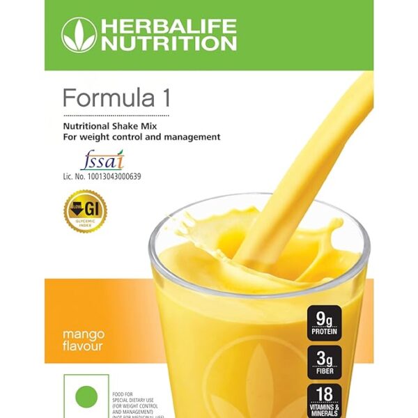 Herbalife Formula 1 Shake for Weight Loss - 500 g (Mango) - Image 2