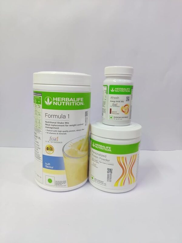 Herbalife Formula 1(Kulfi) with Personalized Protein Powder(200gm)+ Afresh(Elaichi)